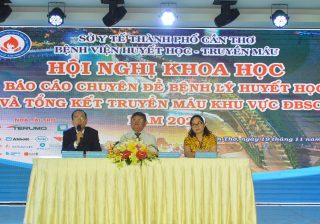 Hội nghị khoa học báo cáo chuyên đề bệnh lý huyết học và tổng kết truyền máu khu vực ĐBSCL năm 2020